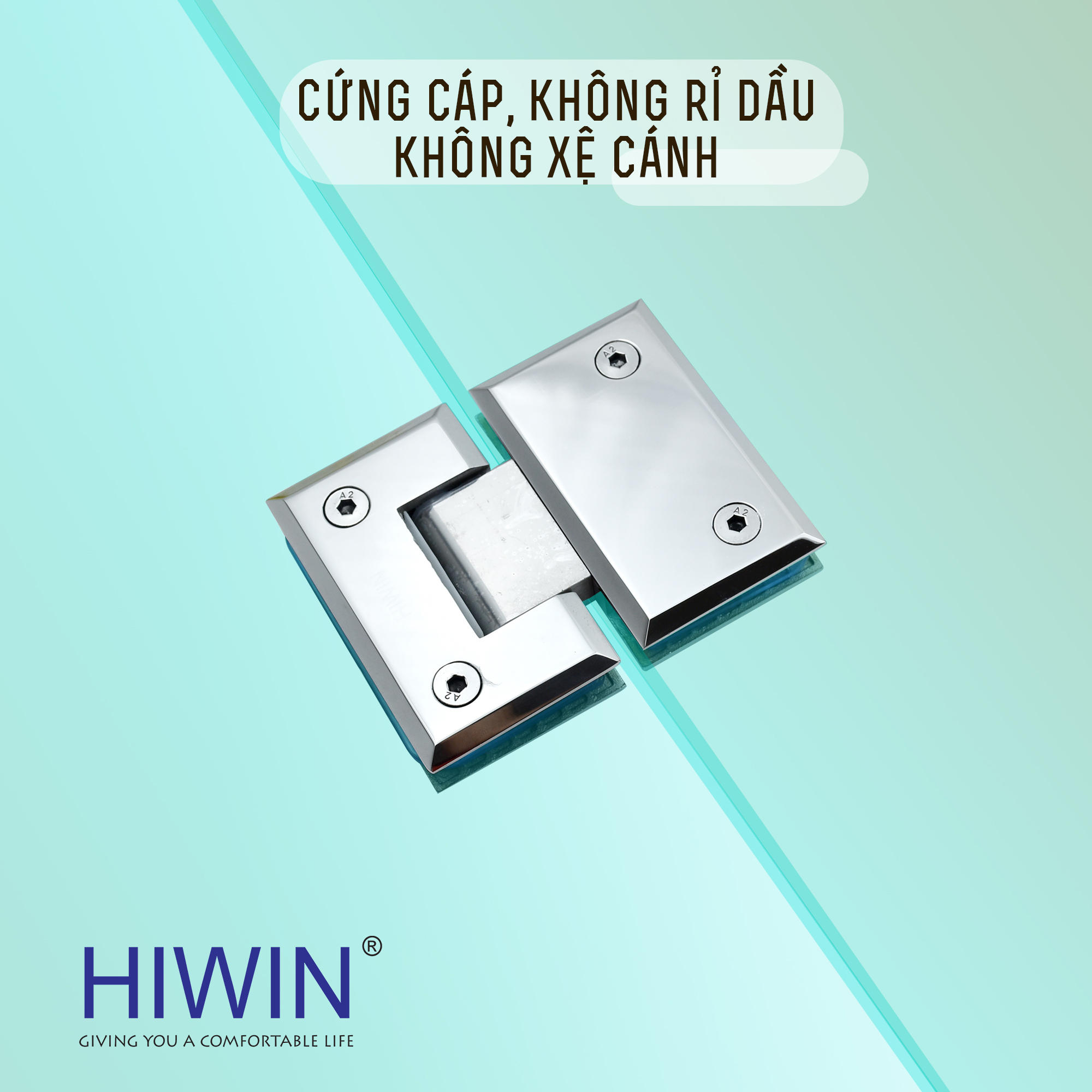 Bản lề HG-007 gia công đúc áp lực cao giúp vận hành ổn định, bền bỉ