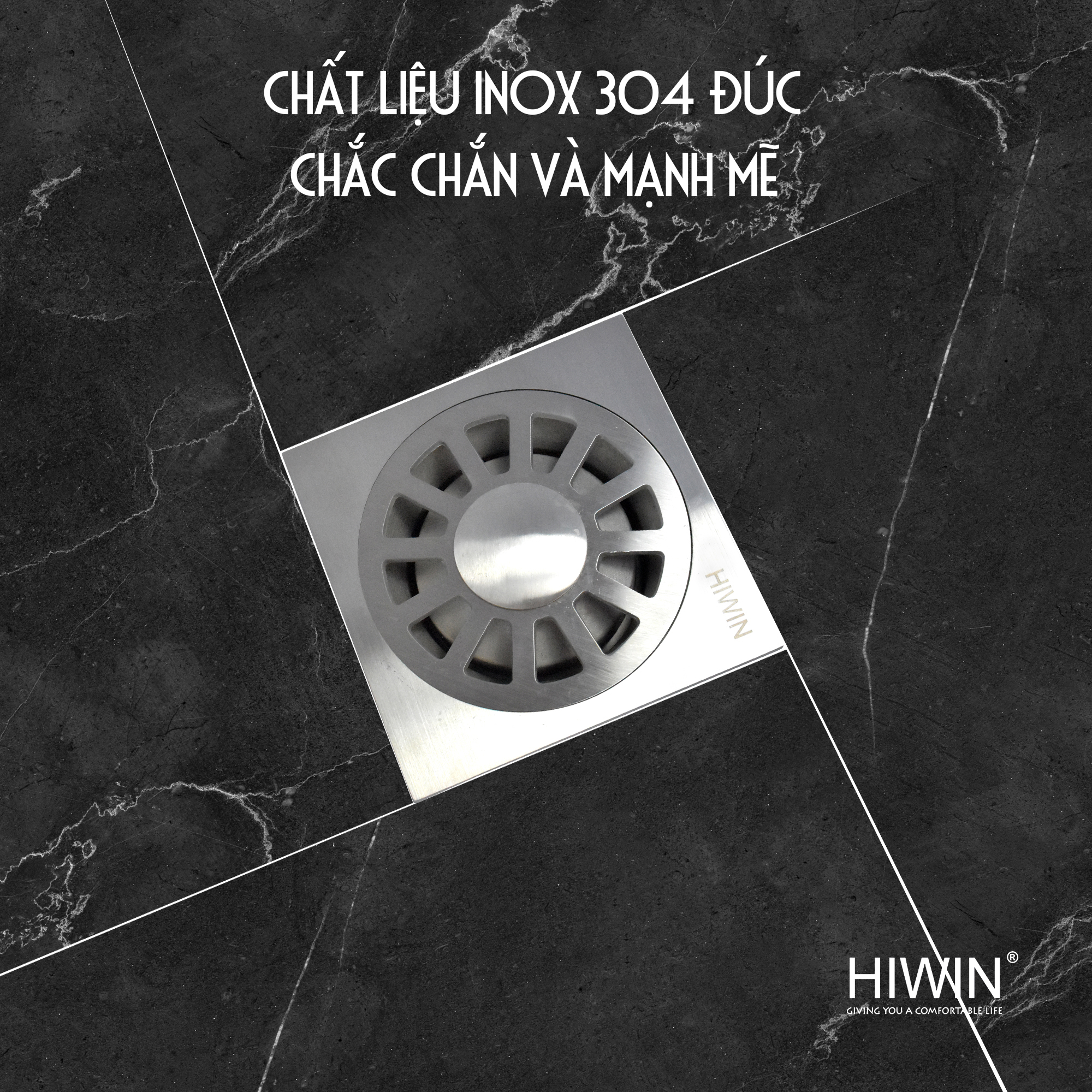 chất liệu ga thoát sàn máy giặt FD-008