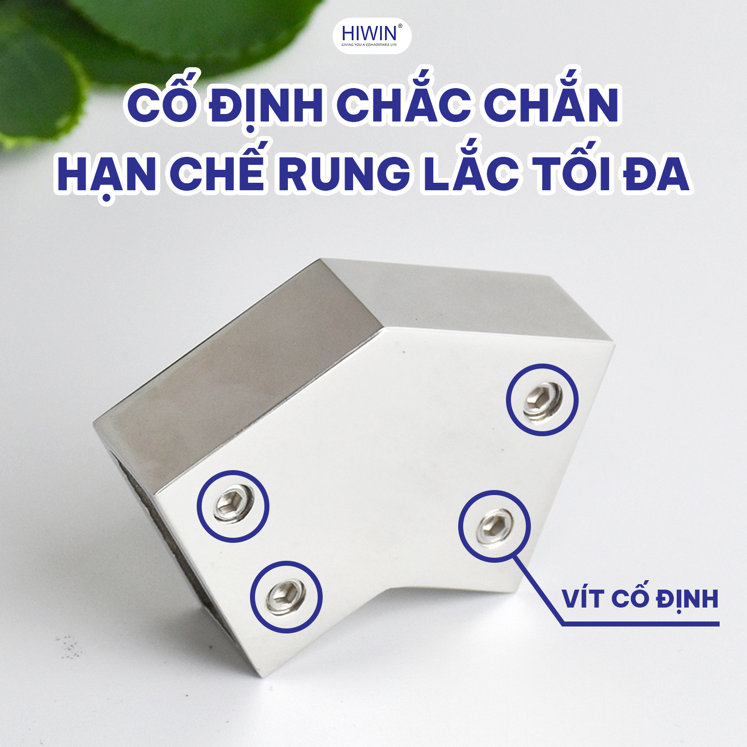 Chuyển góc 135 độ cabin tắm ống 10x30 Hiwin SB-614G