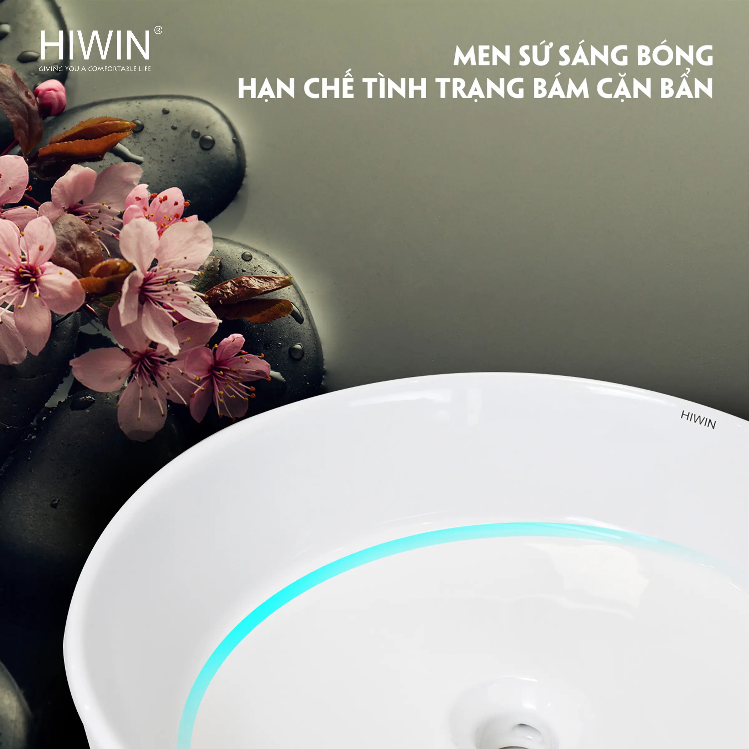 Lớp men sứ vừa giúp tăng tính thẩm mỹ vừa chống bám bẩn hiệu quả