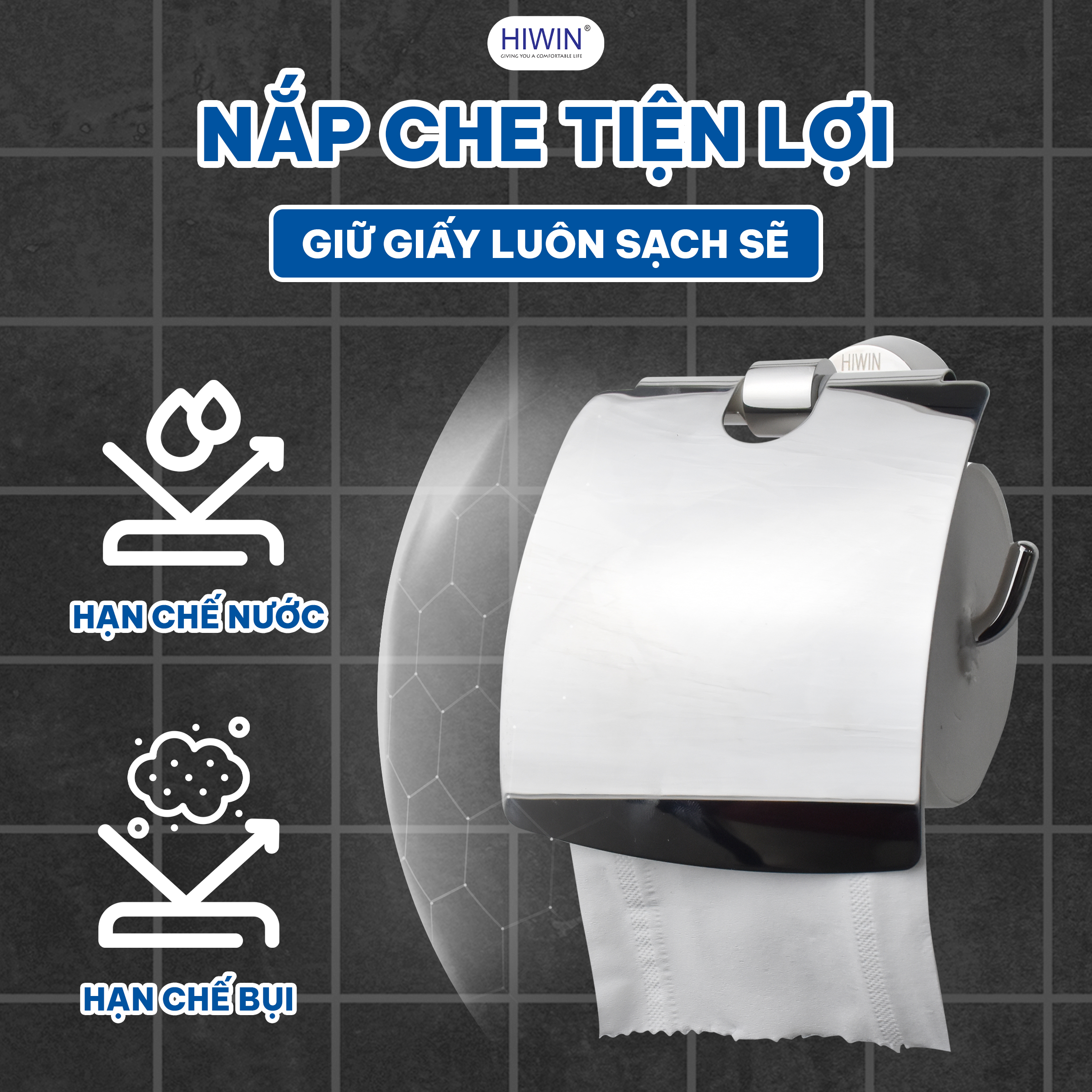 Nắp che hoàn hảo bảo vệ giấy khỏi môi trường bên ngoài