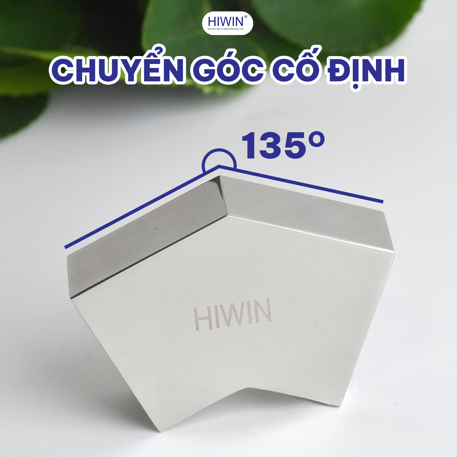 Chuyển góc 135 độ cabin tắm ống 10x30 Hiwin SB-614G