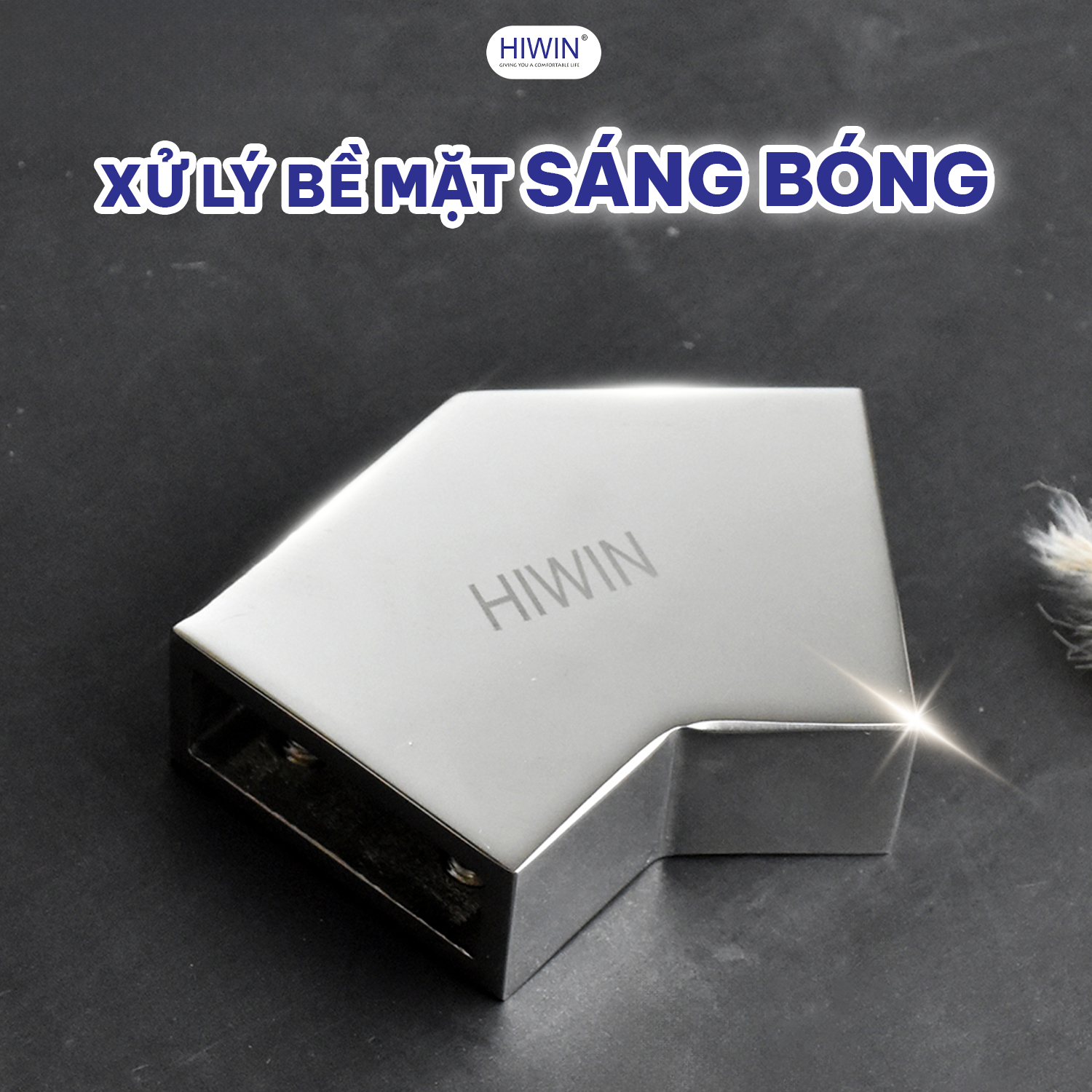 Chuyển góc 135 độ cabin tắm ống 10x30 Hiwin SB-614G