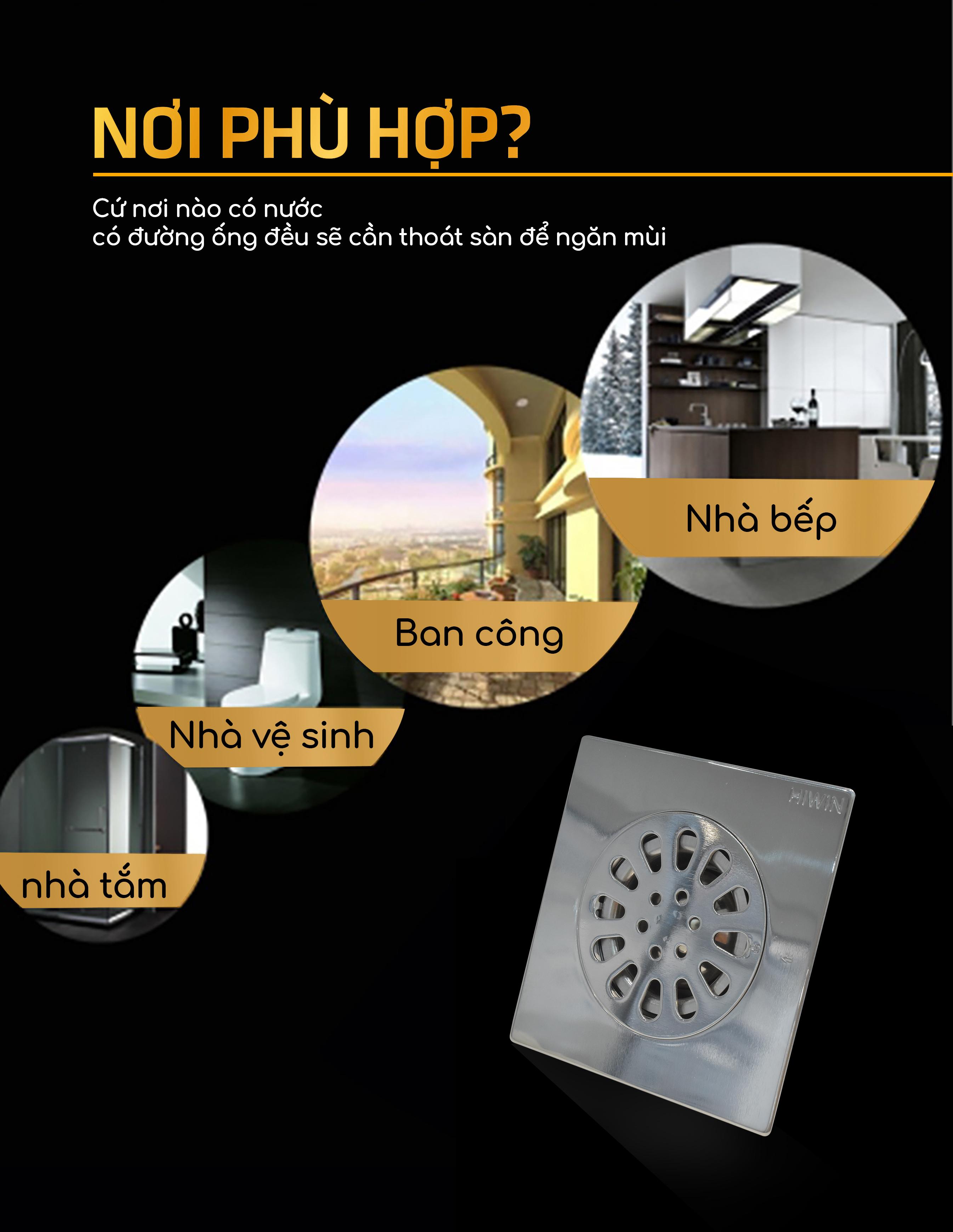 9fd5d1f29d07a5f716850381b65c39d7 Vị trí lắp đặt cuả ga thoát sàn FD-1200
