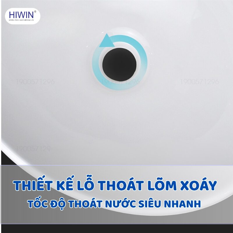 Lỗ thoát nước lõm xoáy giúp tăng tốc độ thoát nước, hạn chế ứ đọng gây mùi