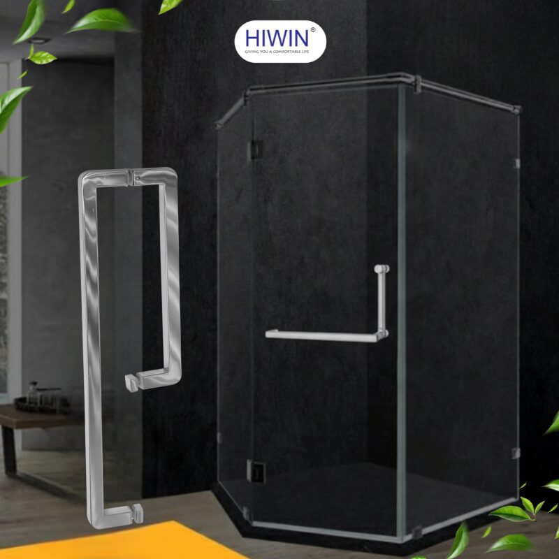Đóng mở cửa kính dễ dàng – tiện nghi cho phòng tắm