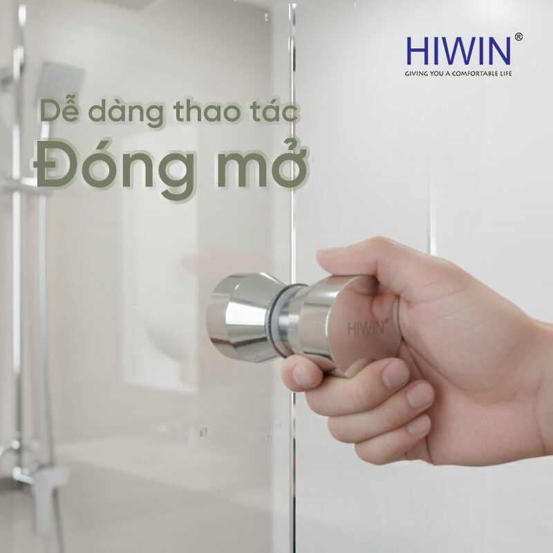 Đóng mở dễ dàng từ hai phía – thao tác mượt mà, an toàn cho cả trẻ nhỏ và người lớn tuổi
