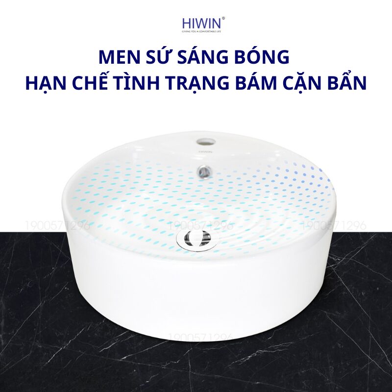 Lavabo LP-8011 được làm từ men sứ cao cấp, nung ở nhiệt độ cao – chống trầy xước, chống ố vàng và dễ dàng lau chùi.