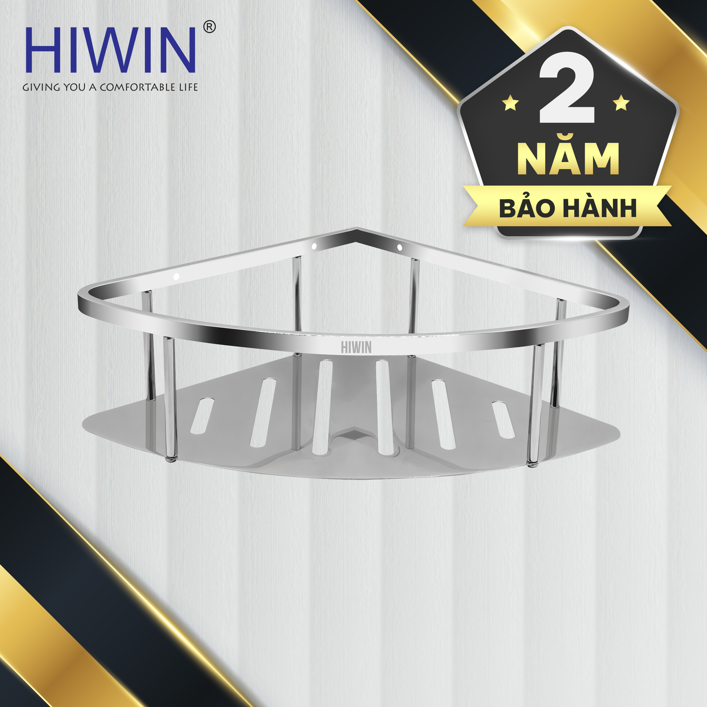 Chính sách bảo hành rõ ràng khi mua giỏ đựng xà phòng Hiwin Y-019
