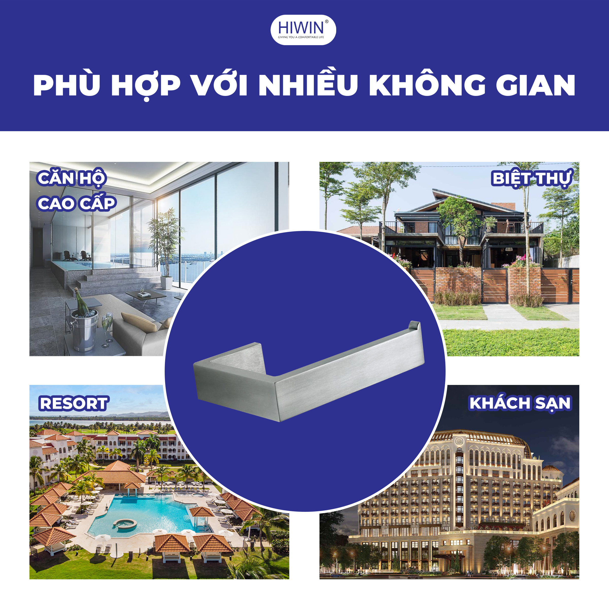 Y-1034 có thể lắp đặt ở nhiều không gian và vị trí khác nhau