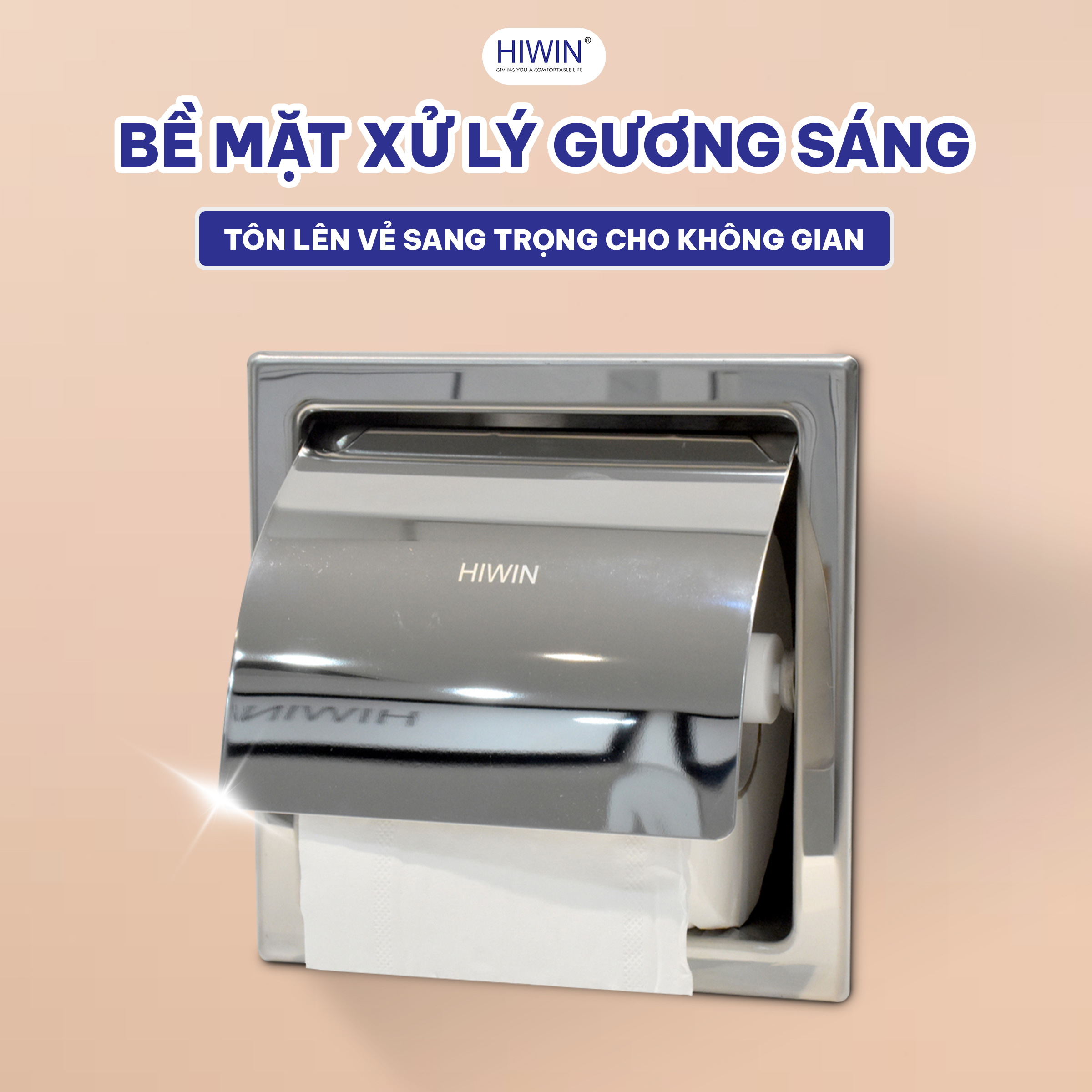 Xử lý gương sáng bóng giúp lô giấy thêm sang trọng