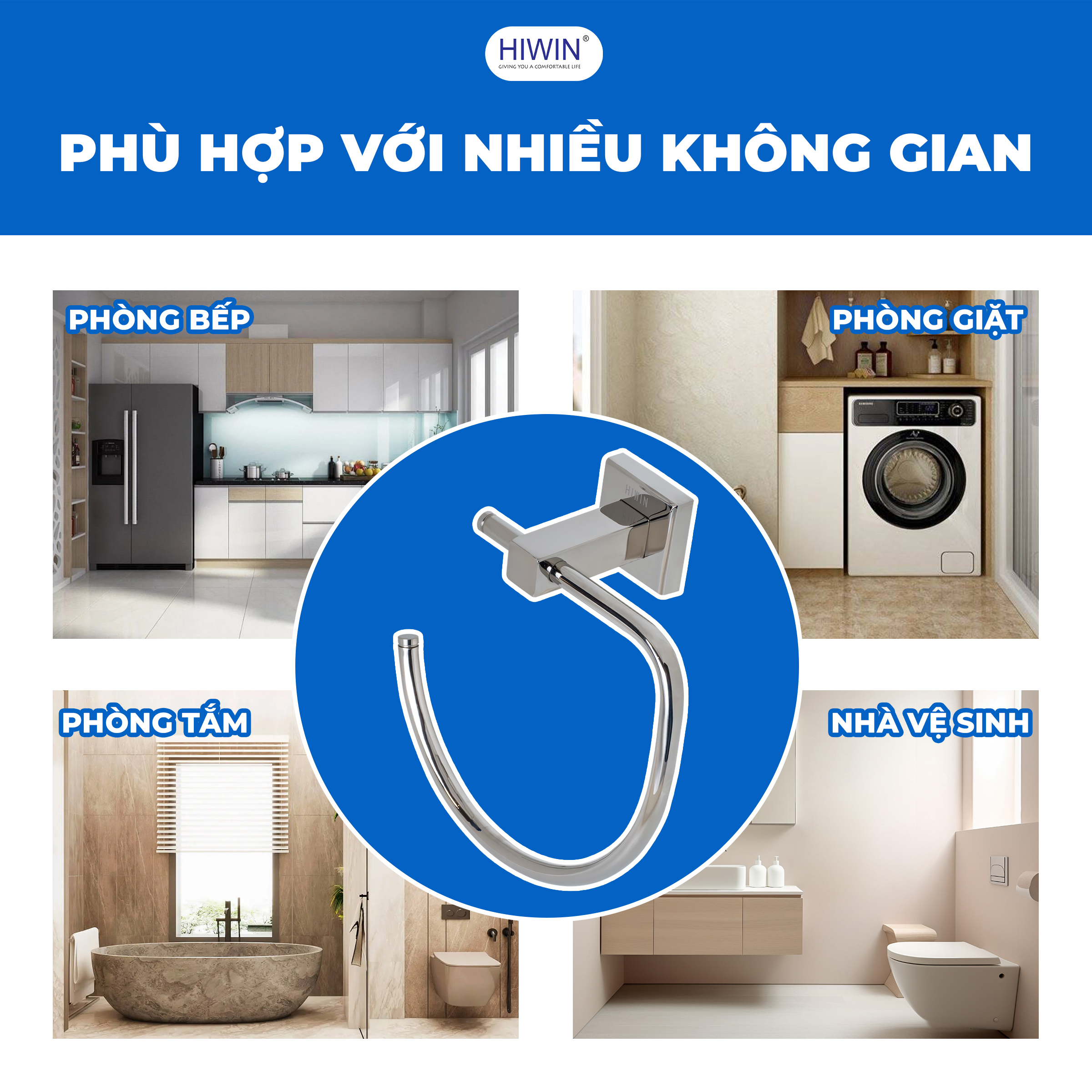 Sản phẩm Y-335 có thể lắp đặt được ở nhiều không gian khác nhau