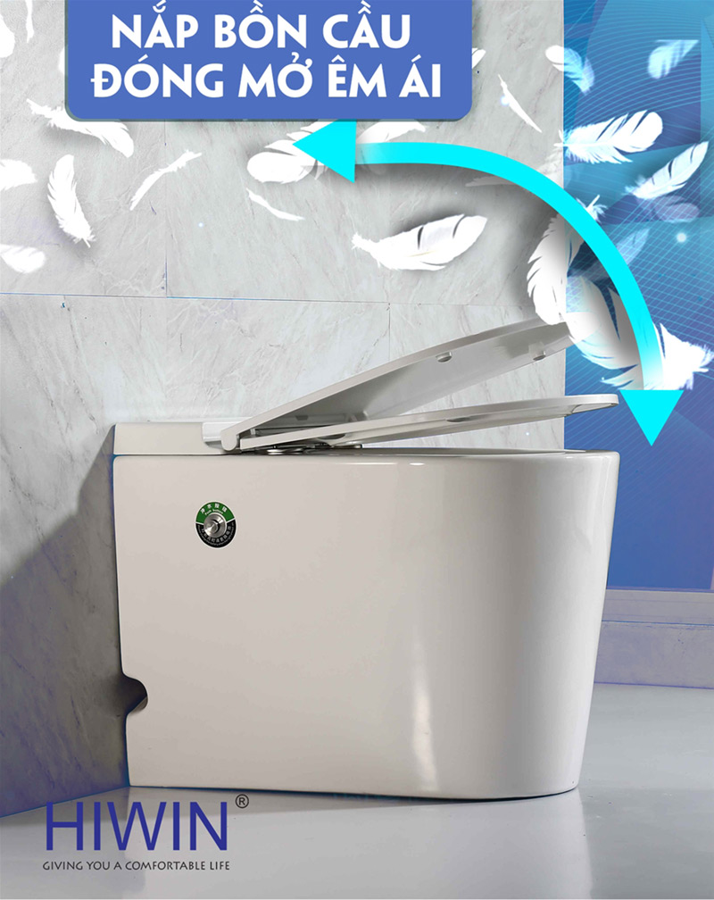 Nắp bồn cầu MT-6040 đóng mở êm ái