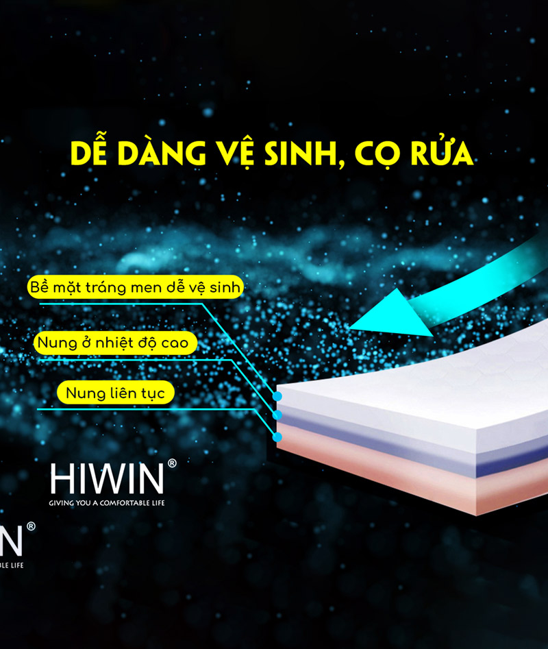 Bồn cầu không két nước MT-6040 dễ dàng vệ sinh