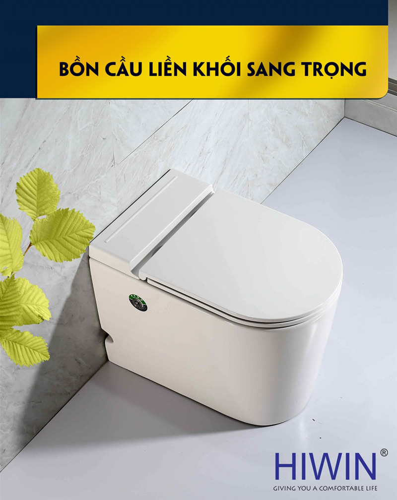 Bồn cầu liền khối MT-6040 sang trọng