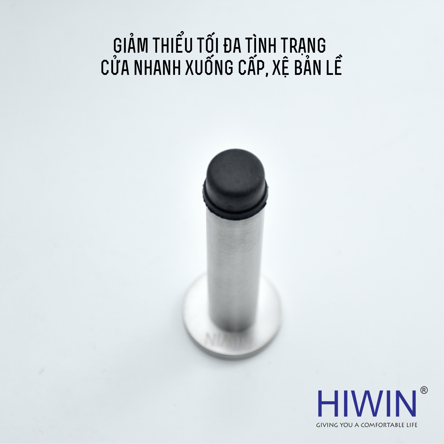Chặn cửa Y-9005 giúp giảm thiểu tình trạng cửa nhanh xuống cấp, xệ bản lề