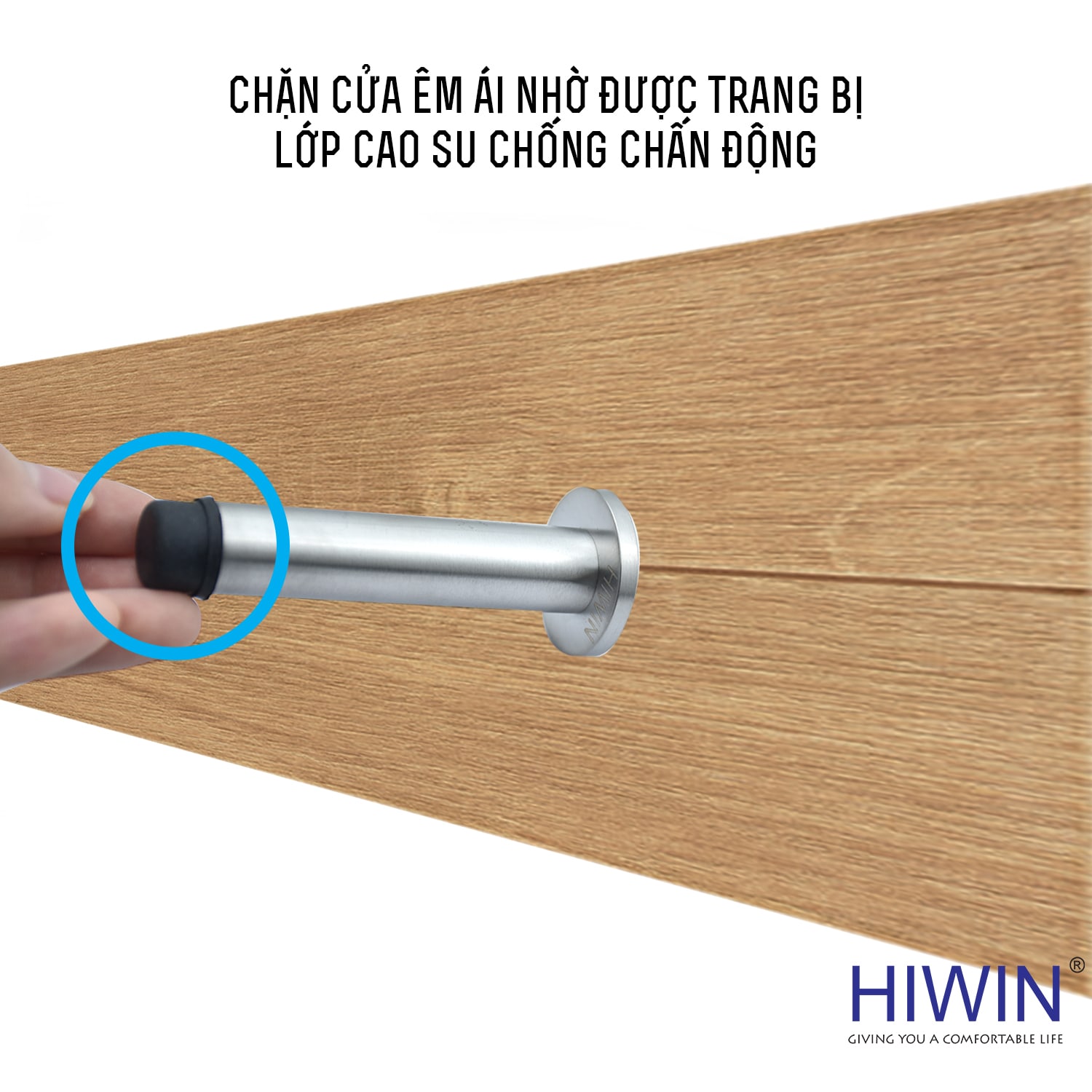 Chặn cửa Y-9005 trang bị lớp cao su chống chấn động