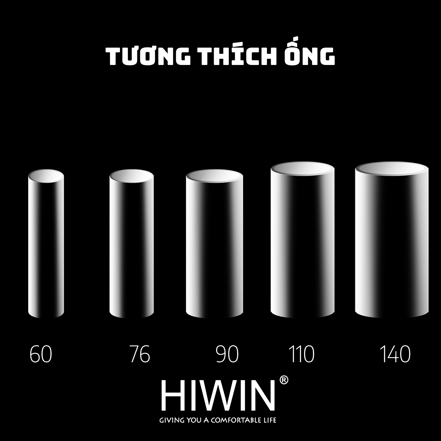 Thoát sàn FD-2363 tương thích với nhiều loại ống phi