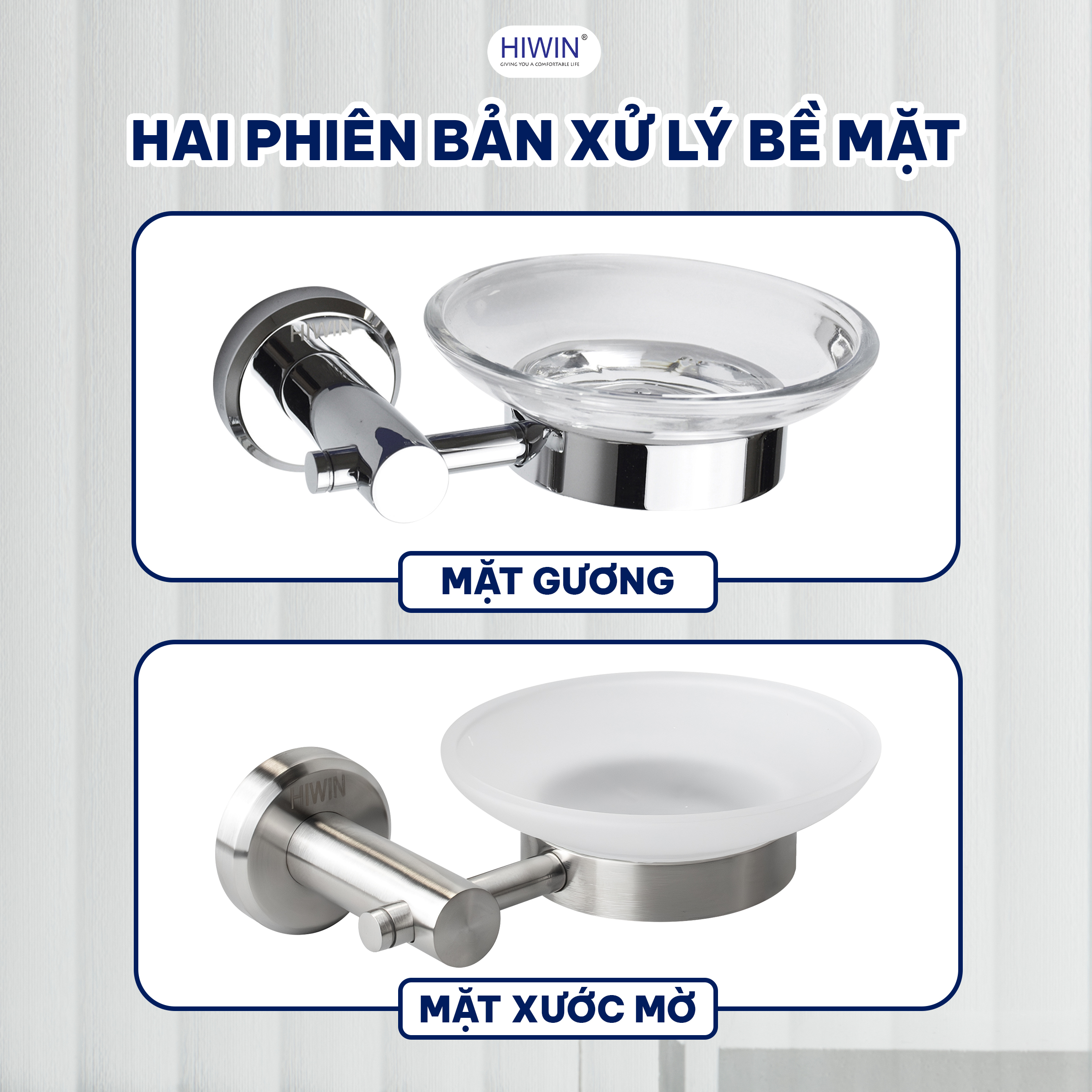 Xử lý bề mặt gương bóng/ xước mờ hiện đại