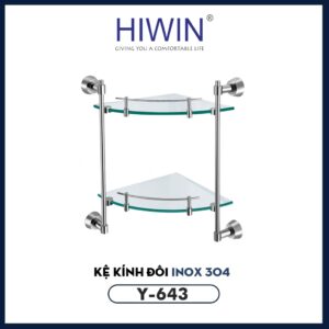 Kệ góc kính đôi Y-643