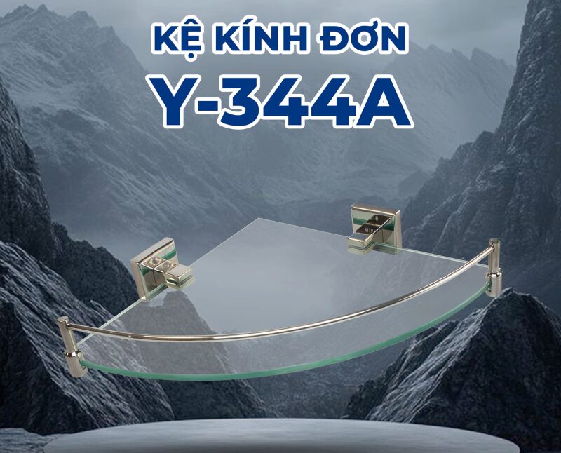 Kệ kính 1 tầng Y-344A với thiết kế gọn gàng, tinh tế