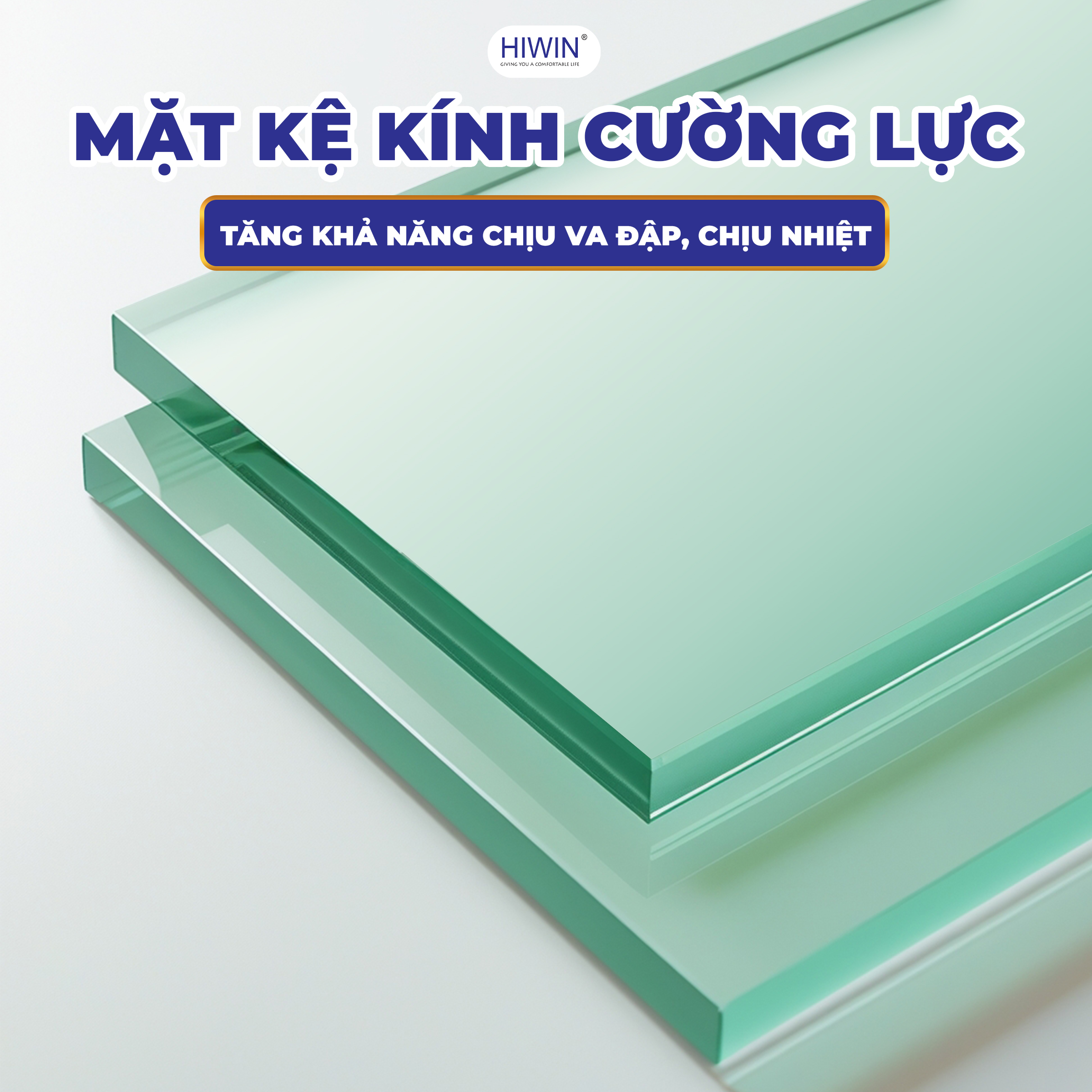 Mặt kệ kính cường lực của kệ kính đôi Hiwin Y-542