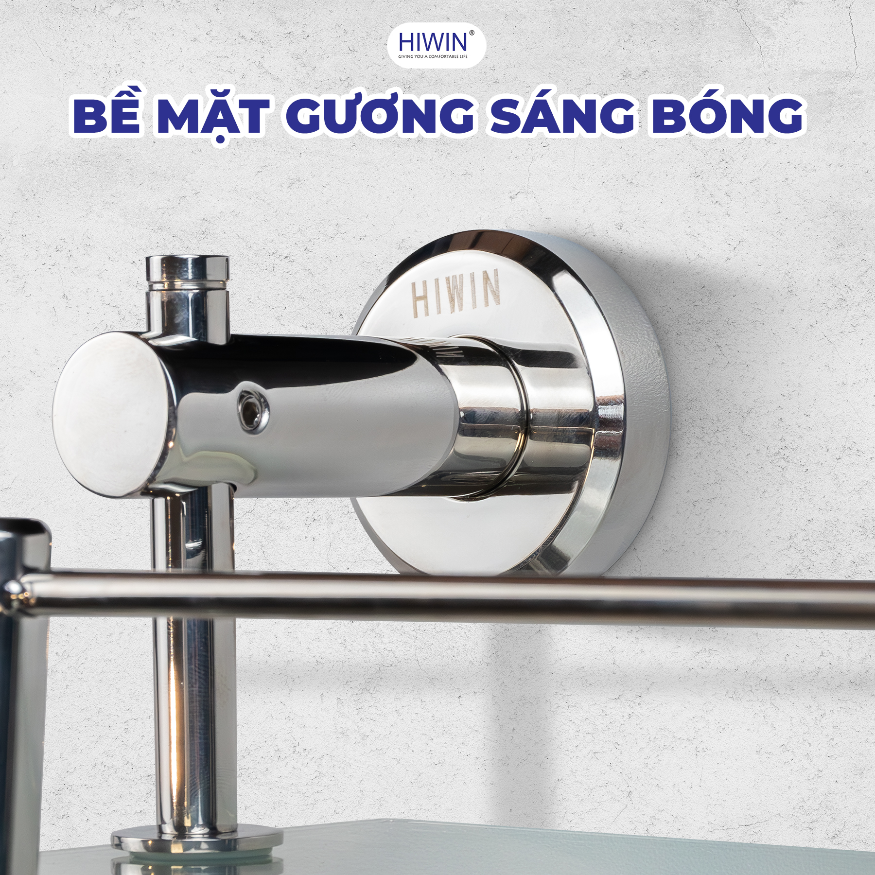 Kệ kính đôi Y-542 sở hữu vẻ đẹp lấp lánh từ lớp gương bóng