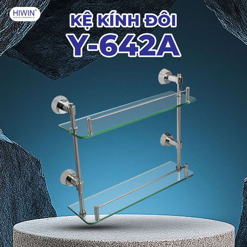 Thiết kế tổng quan sang trọng của kệ kính đôi Y-642A