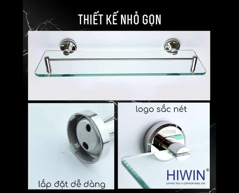 Lắp đặt, vệ sinh dễ dàng hơn với kệ kính đơn Y-541A