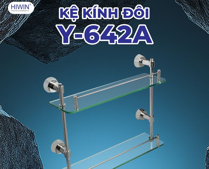 Thiết kế tổng quan sang trọng của kệ kính đôi Y-642A