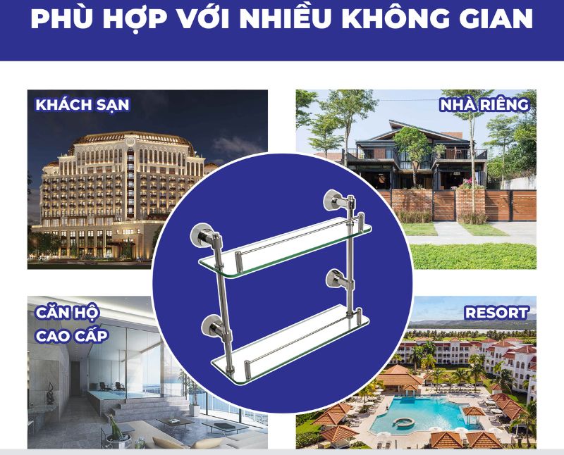 Khả năng phù hợp với nhiều không gian lắp đặt