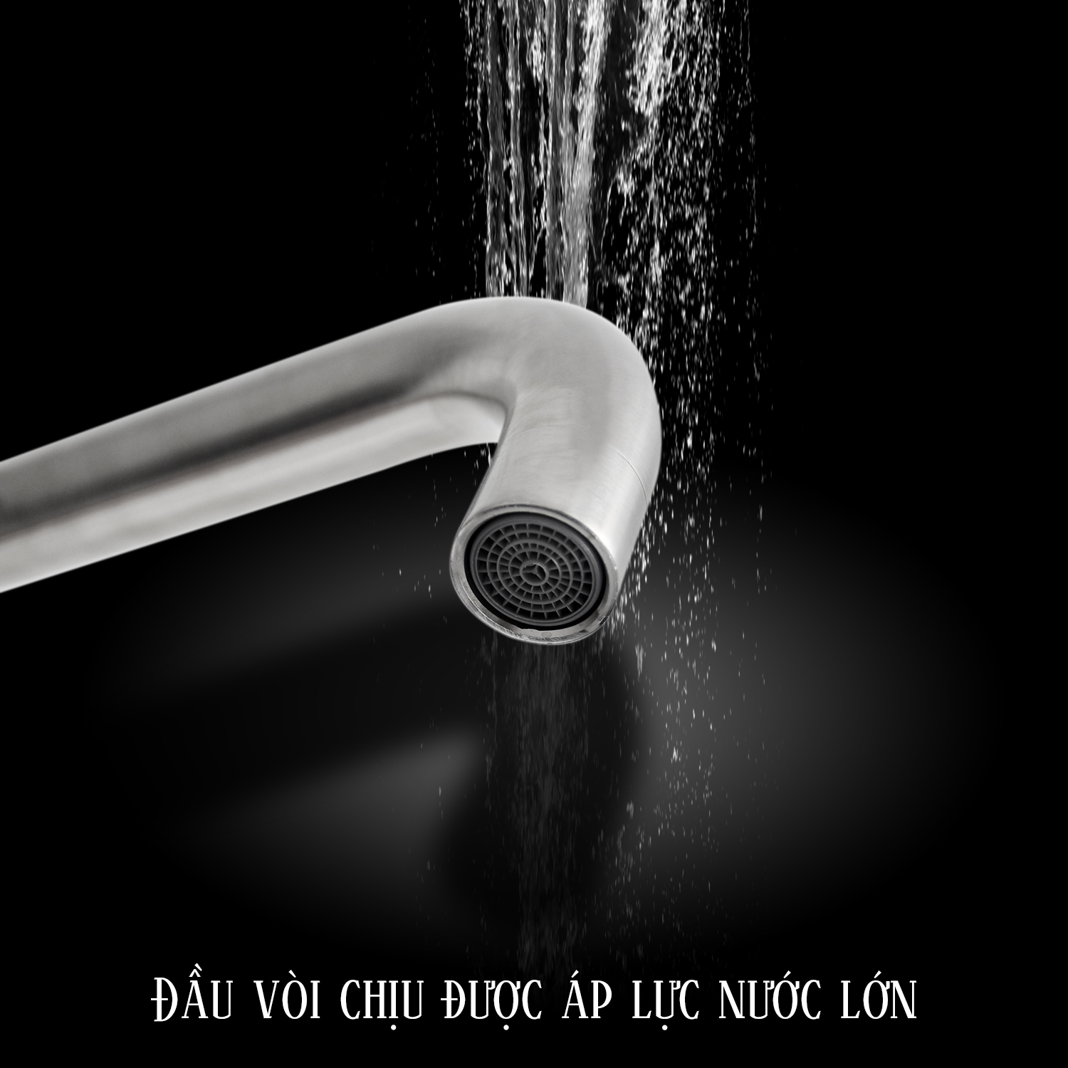 Đầu vòi rửa bát nóng lạnh Hiwin KF-103C được thiết kế chắc chắn