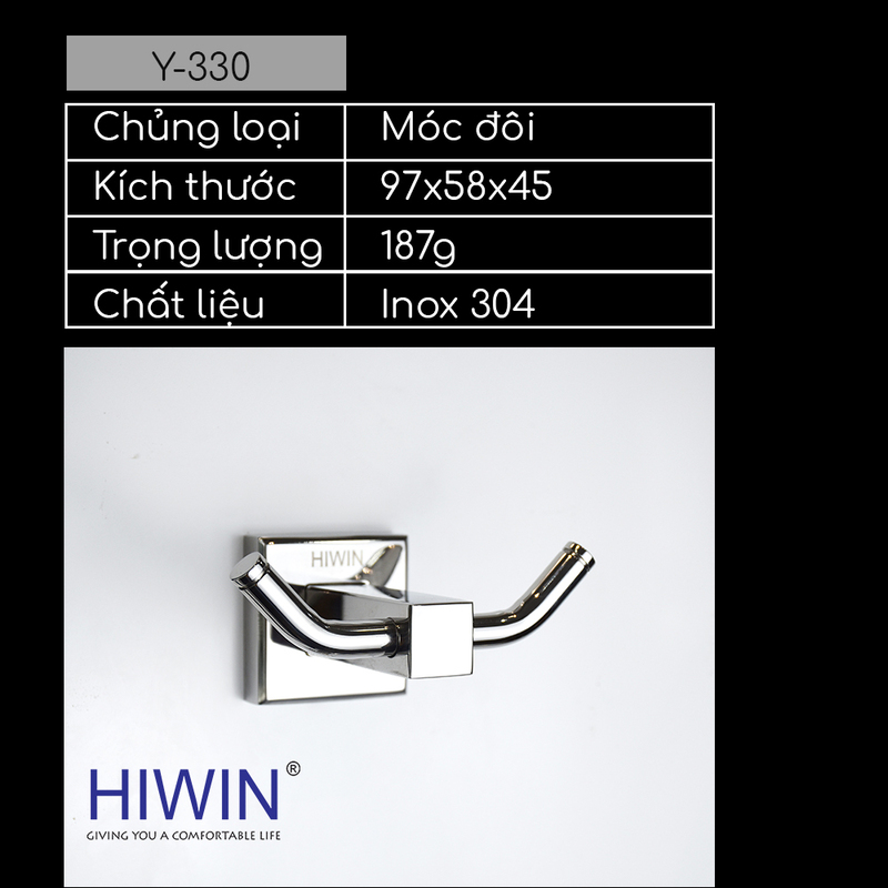 Móc treo đôi Y-330 Hiwin