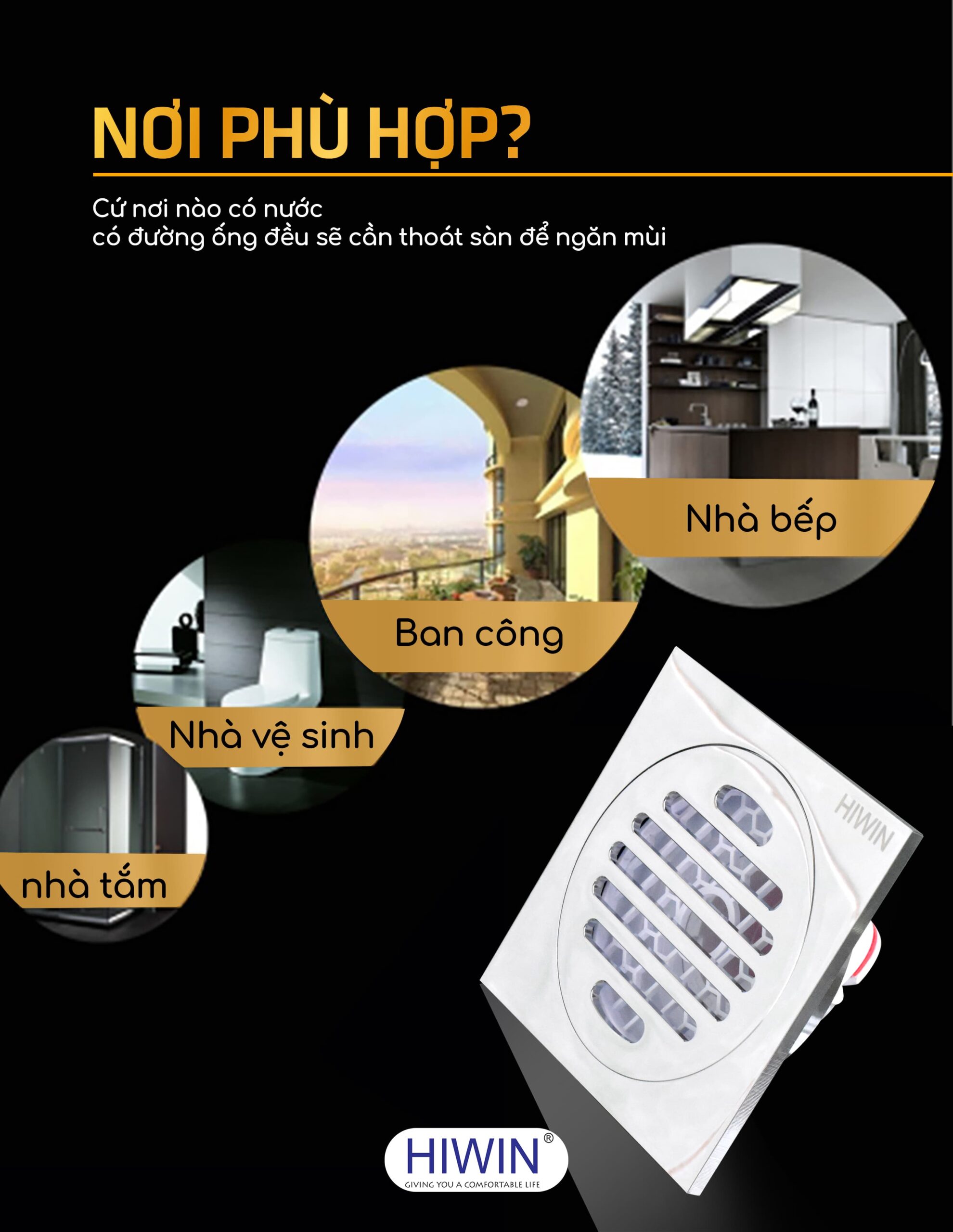 FD-1101H lắp ở nhiều vị trí khác nhau