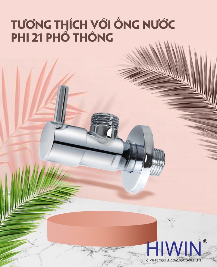 Van góc JF-210 tương thích ống phi 21