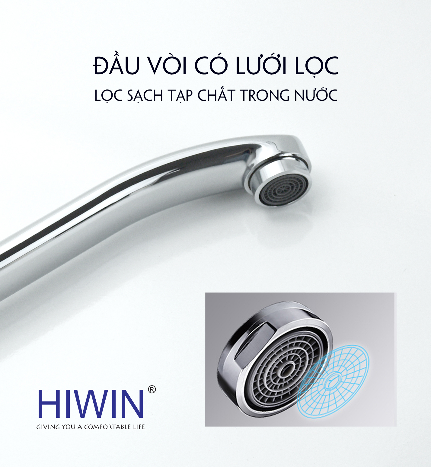 Lưới tạo bọt chống bắn giữ bếp sạch, giảm tiếng ồn