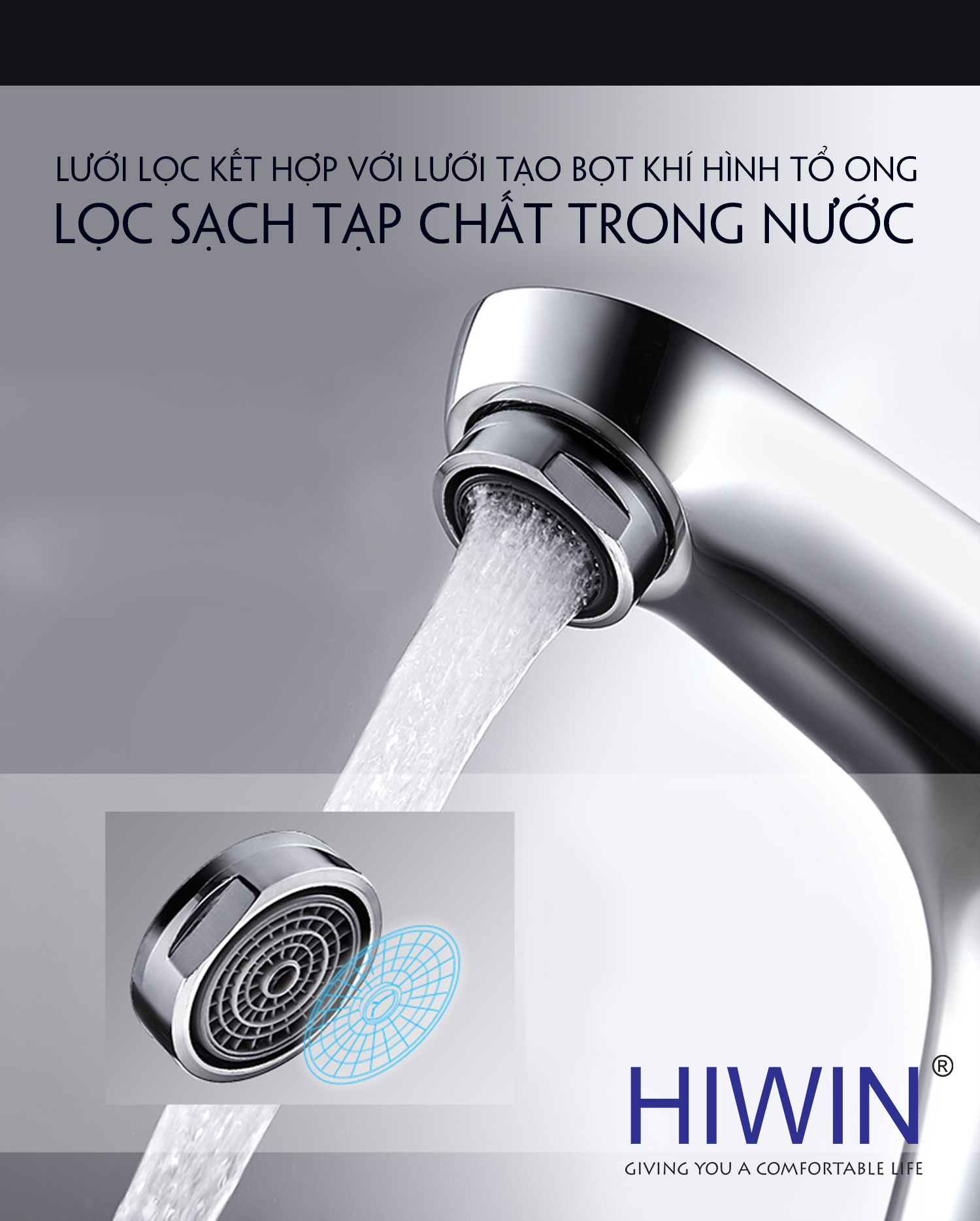 Tiết kiệm nước tối đa nhờ công nghệ tạo bọt khí