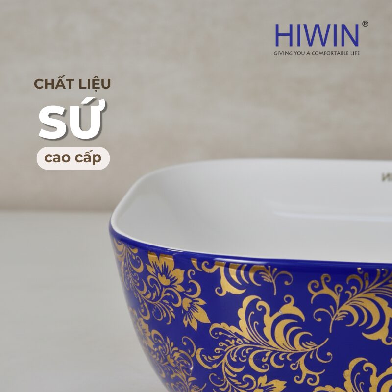 Sứ cao cấp nung ở nhiệt độ cao – bền bỉ, sáng bóng và giữ màu hoa văn lâu dài.