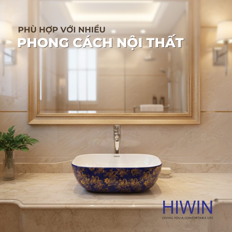 Lavabo Hiwin LP-A426 – điểm nhấn hoàn hảo cho mọi không gian từ nhà ở đến khách sạn cao cấp.