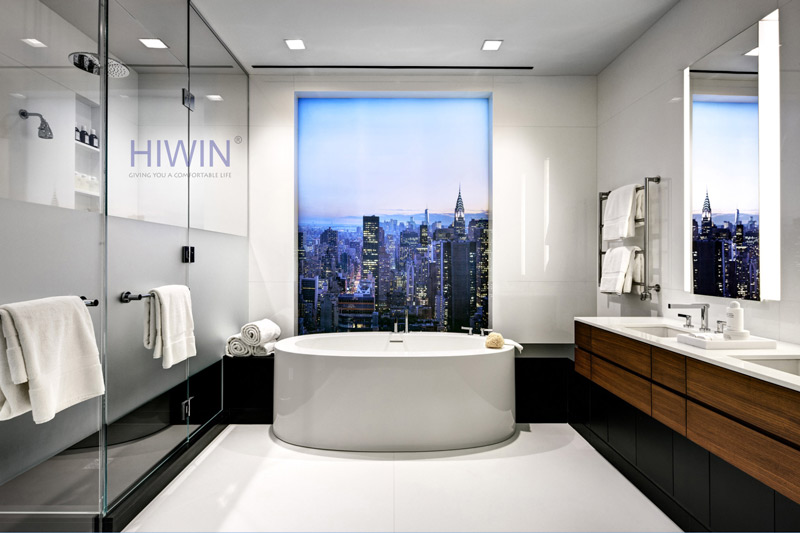 Phòng tắm kính nhập khẩu được đánh giá cao về có tính thẩm mỹ