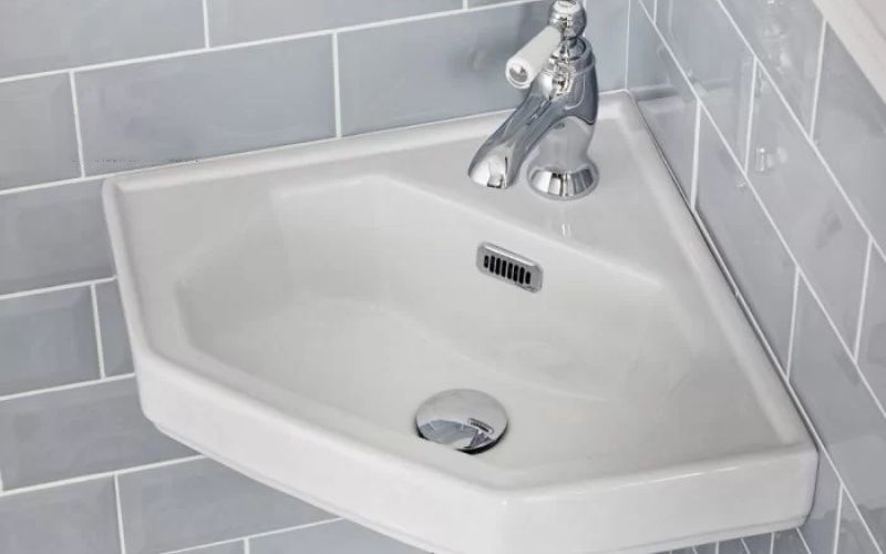 kích thước bồn rửa tay góc tiện lợi dành cho phòng tắm