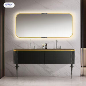 Bộ tủ chậu lavabo cao cấp Hiwin C-2205A 2 kiểu lắp đặt
