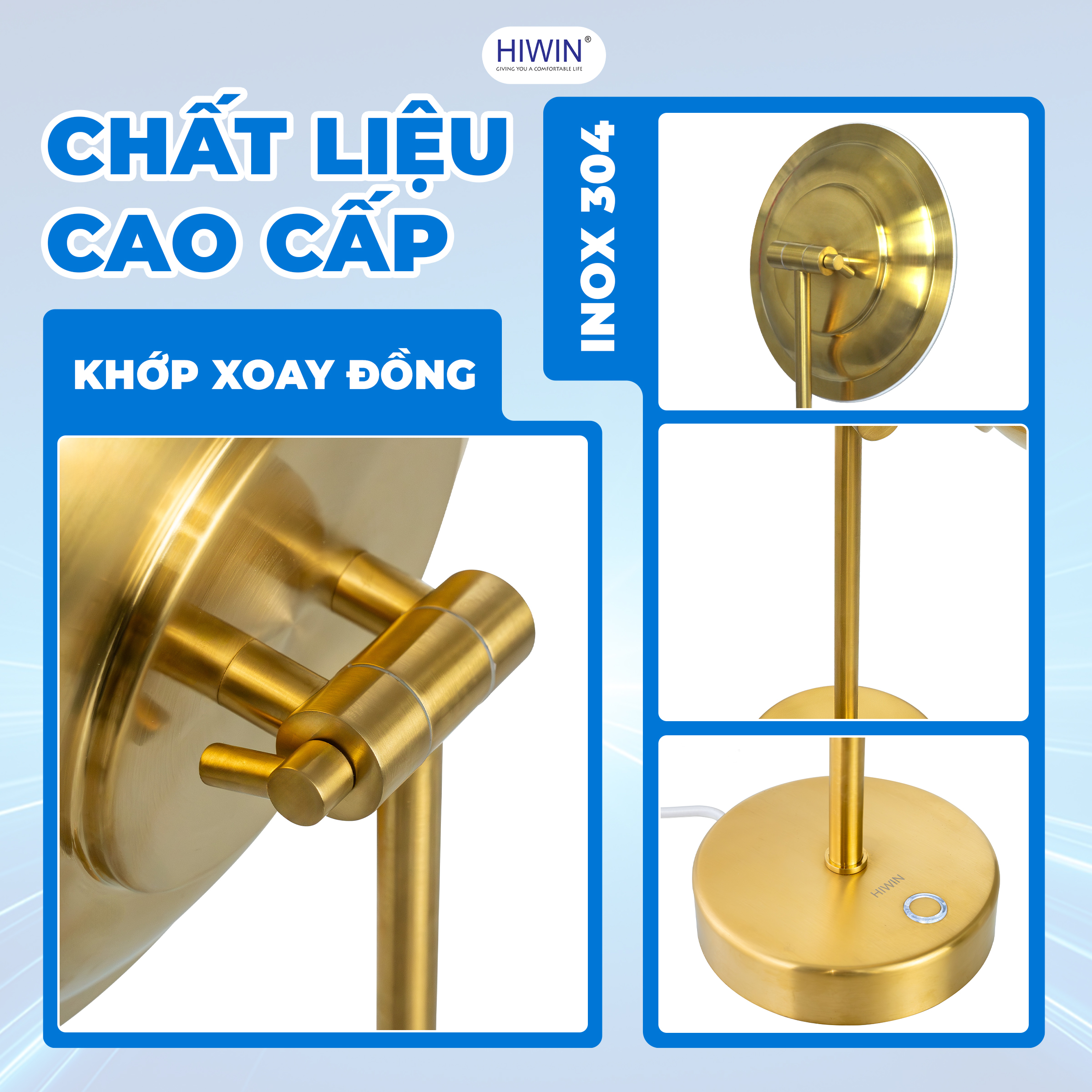 Sử dụng chất liệu cao cấp tôn lên vẻ ngoài sang trọng