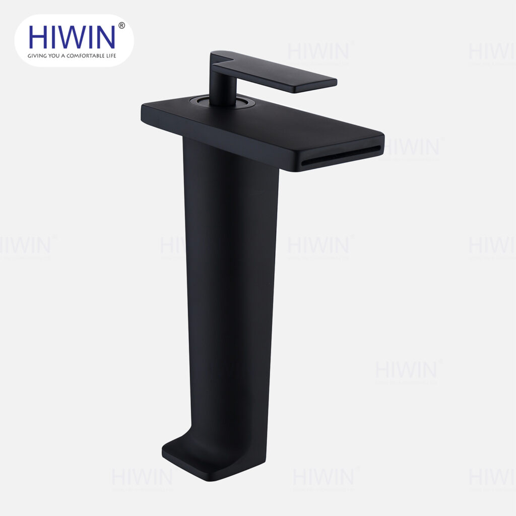Vòi lavabo Hiwin KF-1313 màu đen mờ