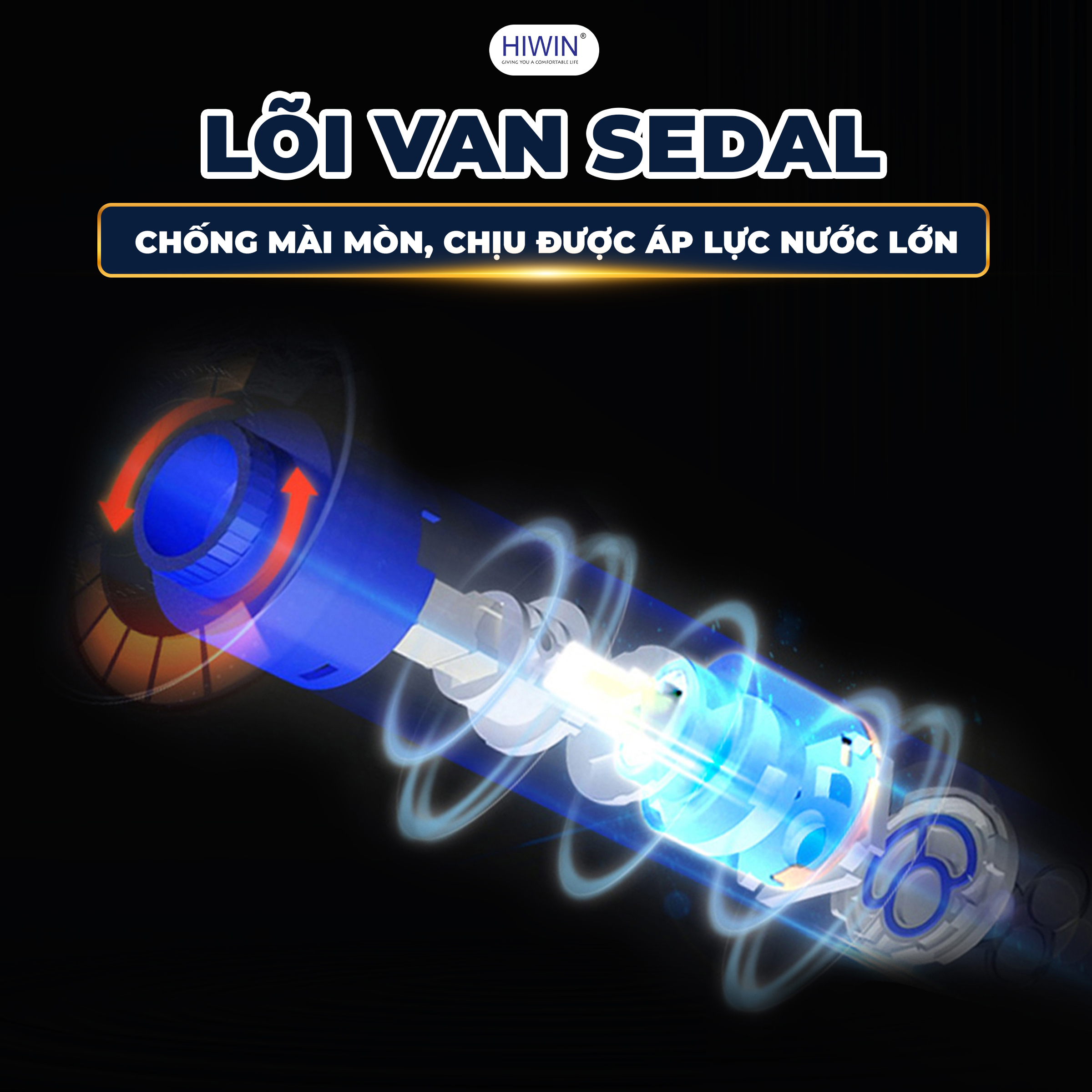 Lõi van đóng mở mượt mà và hạn chế tối đa sự cố rò rỉ