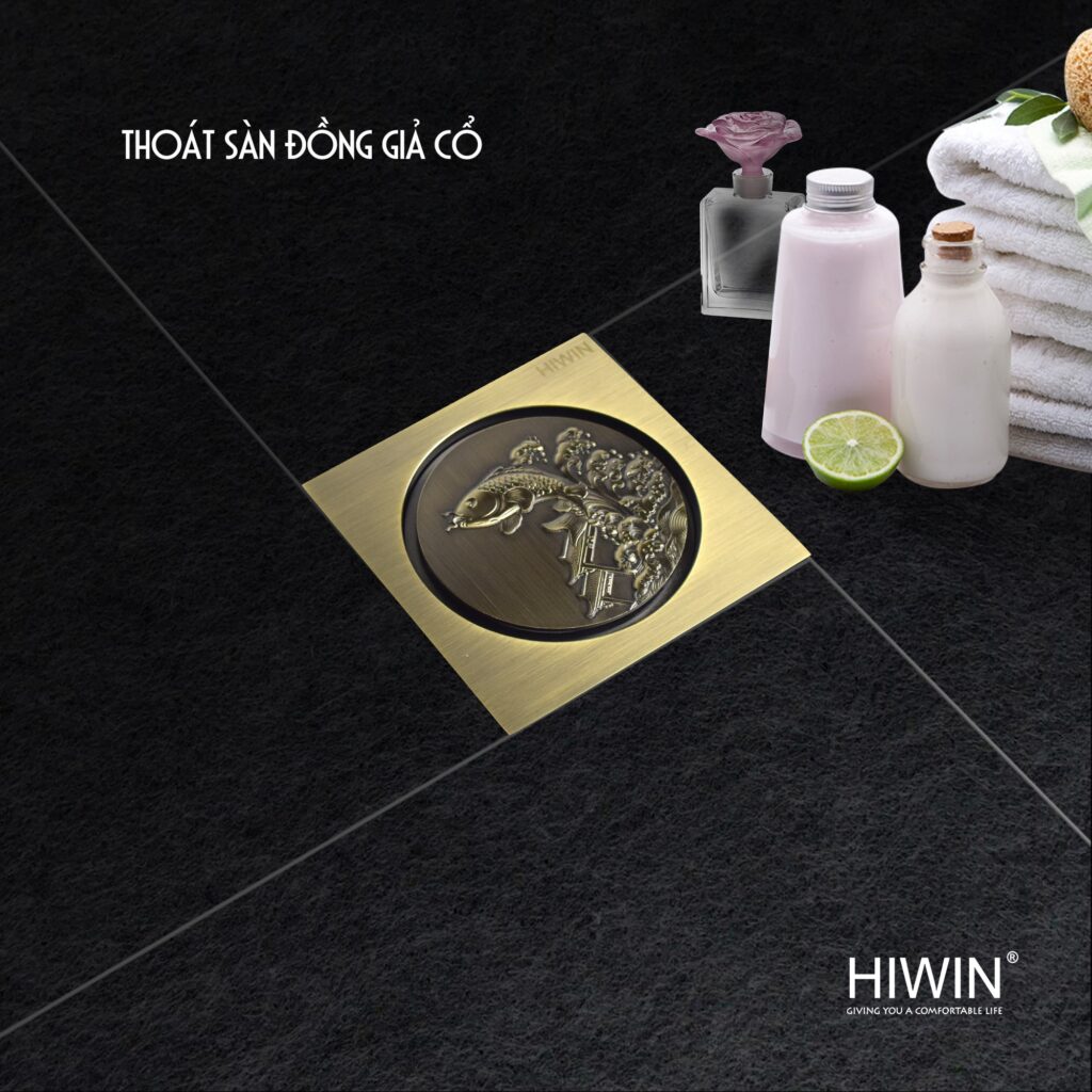 Ga thoát sàn Hiwin FD-1508 đồng mạ