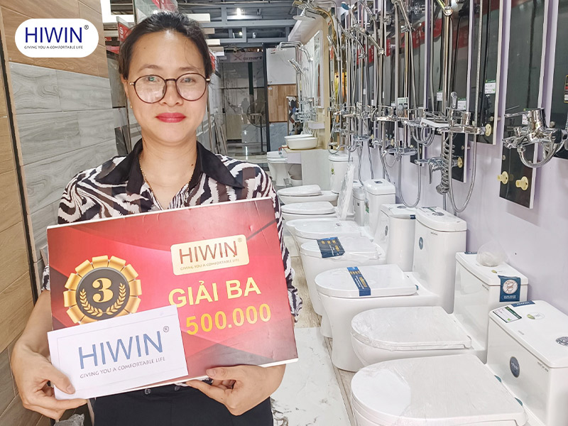 Các đại lý cung cấp bồn cầu Hiwin có mặt trên khắp Hà Nội