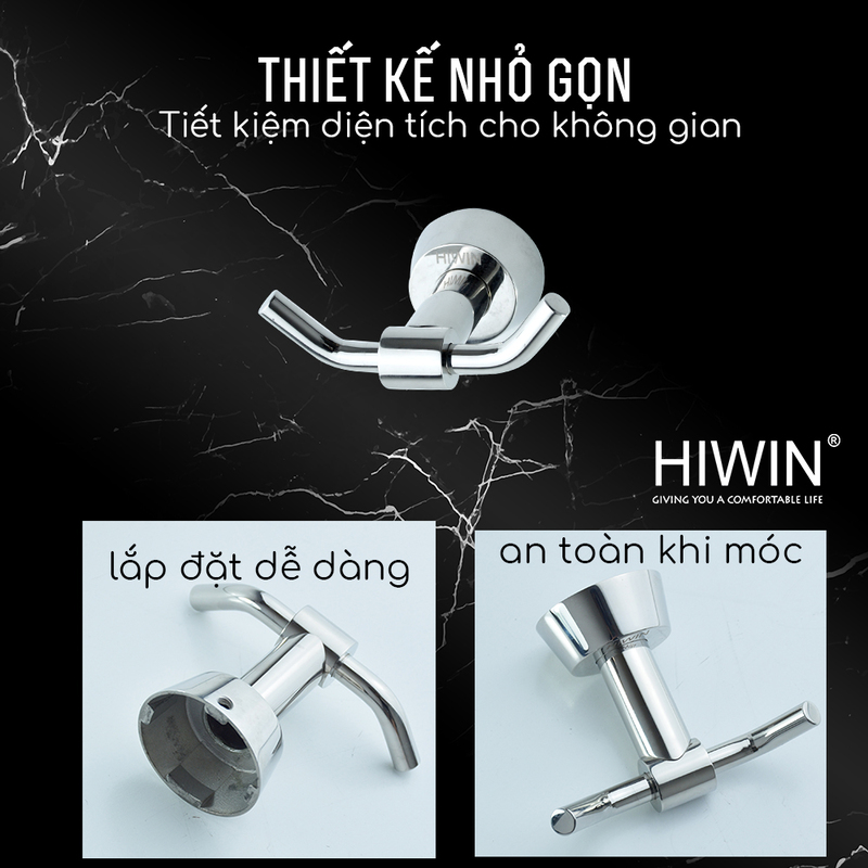 Móc treo nhà tắm Hiwin Y-530