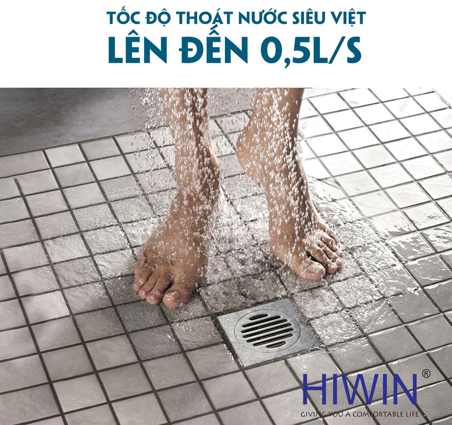 chống trơn trượt nhà tắm bằng ga thoát sàn chất lượng