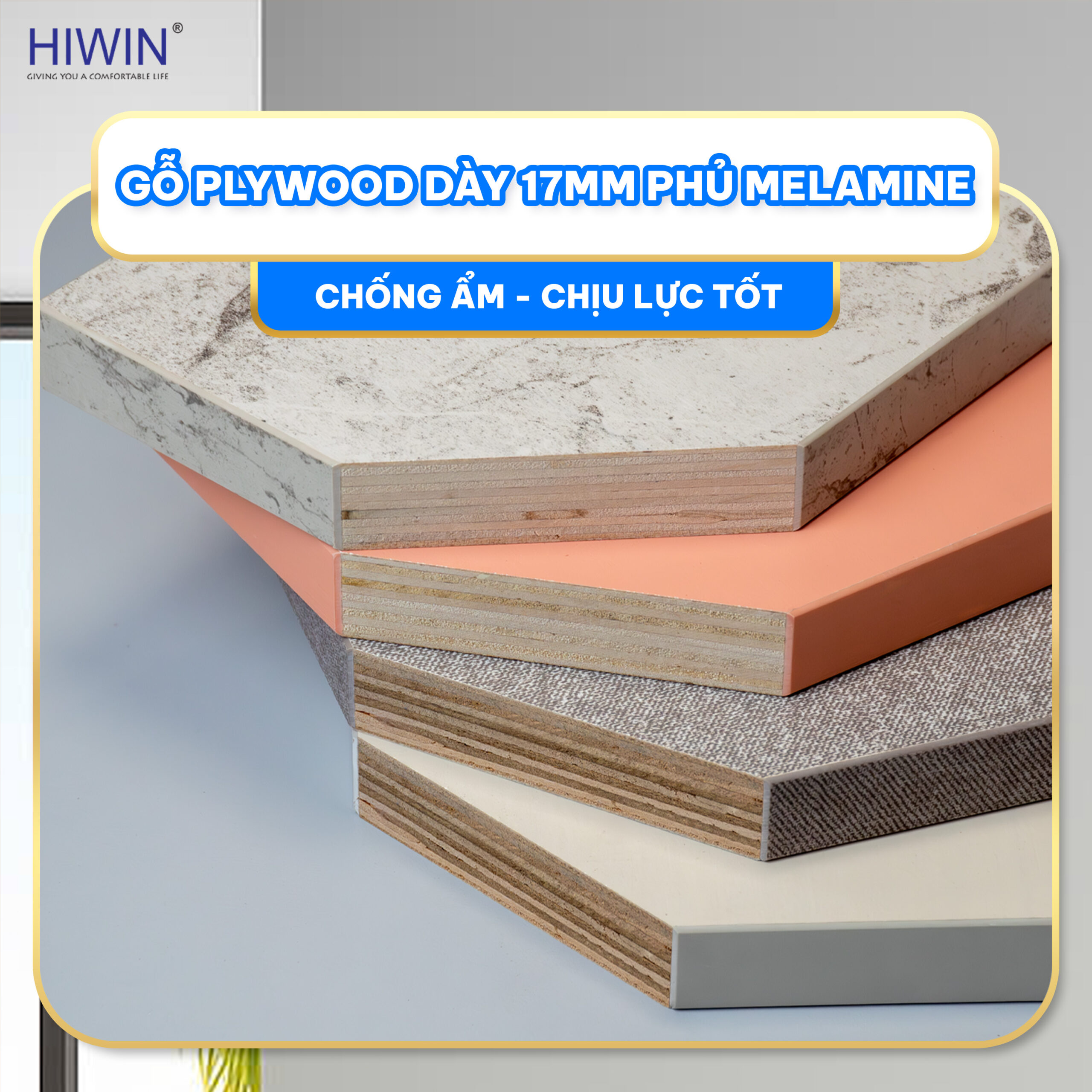 Phần tủ được sản xuất từ chất liệu plywood bền bỉ